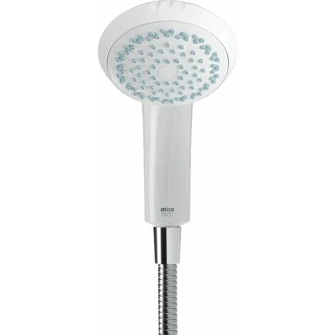 Mira Response RF1 Adjustable 3 Spray Mode Shower Head White/Grey 2.1605.103 1 Mira Response RF1 Adjustable 3 Spray Mode Shower Head White/Grey 2.1605.103