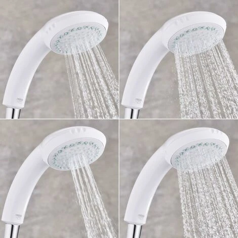 Mira Response RF1 Adjustable 3 Spray Mode Shower Head White/Grey 2.1605.103 2 Mira Response RF1 Adjustable 3 Spray Mode Shower Head White/Grey 2.1605.103 - Image 2