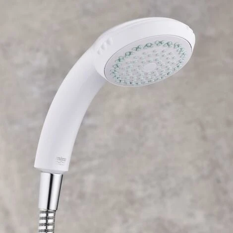 Mira Response RF1 Adjustable 3 Spray Mode Shower Head White/Grey 2.1605.103 5 Mira Response RF1 Adjustable 3 Spray Mode Shower Head White/Grey 2.1605.103 - Image 5
