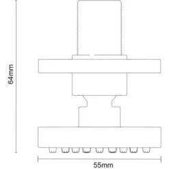 Wholesale Domestic Deluxe Polished Chrome Round Body Shower Jet -Bathroom Supplies Store 11295841 5