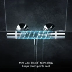 Mira Relate EV Mixer Shower Thermostatic 90mm Head Chrome Modern 2.1878.001 -Bathroom Supplies Store 11326062 5