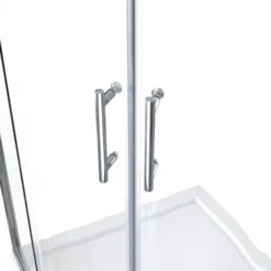 ELEGANT 1200 X 800 Mm Offset Quadrant Shower Enclosure 6mm Tempered Sliding Glass Panel Shower Cubicle Door -Bathroom Supplies Store 11939533 4