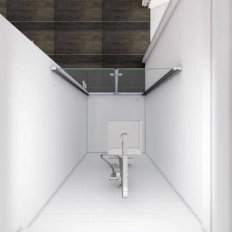 ELEGANT Bifold Shower Door 900mm Glass Shower Enclosure Reversible Folding Shower Door 3 ELEGANT Bifold Shower Door 900mm Glass Shower Enclosure Reversible Folding Shower Door - Image 3