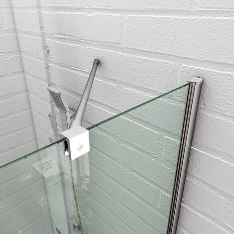 ELEGANT Bifold Shower Door 900mm Glass Shower Enclosure Reversible Folding Shower Door 5 ELEGANT Bifold Shower Door 900mm Glass Shower Enclosure Reversible Folding Shower Door - Image 5