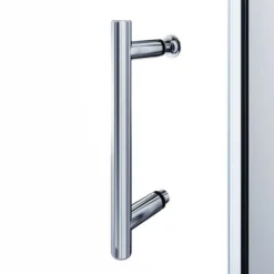 ELEGANT Pivot Hinge Shower Door 760mm Safety Glass Shower Enclosure Cubicle -Bathroom Supplies Store 11939869 3