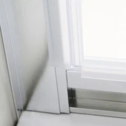 ELEGANT 860mm Pivot Hinge Shower Door 6mm Safety Glass Shower Enclosure Cubicle -Bathroom Supplies Store 11939882 4