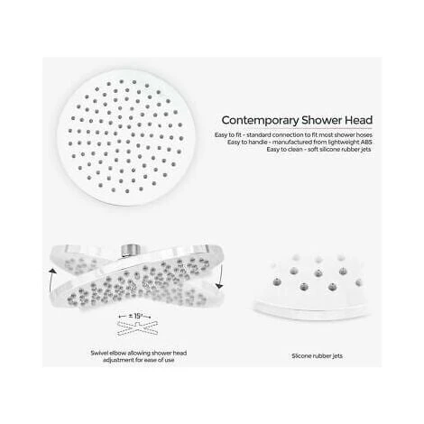 Lily Round 3 Dial 3 Way Bathroom Concealed Thermostatic Shower Mixer Valve Tap 4 Lily Round 3 Dial 3 Way Bathroom Concealed Thermostatic Shower Mixer Valve Tap - Image 4