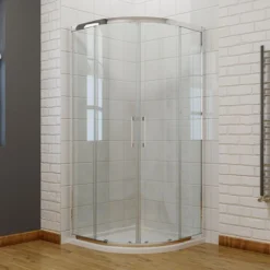 ELEGANT 900 X 900 Mm Quadrant Shower Enclosure 8mm Easy Clean Glass Sliding Door Shower Cubicle