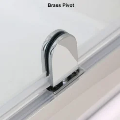 ELEGANT 700mm Pivot Door Hinge Shower Enclosure Glass Screen + 1200 X 700 Mm Stone Tray Waste -Bathroom Supplies Store 13461332 5