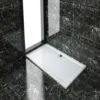 ELEGANT Rectangular 1400 X 800 X 40 Mm Stone Tray For Shower Enclosure Cubicle + Waste Trap