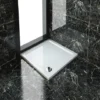 ELEGANT 800 X 800 X 40 Mm Square Stone Tray + Waste Trap