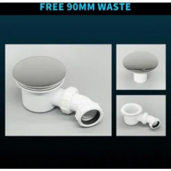 ELEGANT Rectangular 1200 X 800 X 40 Mm Stone Tray For Shower Enclosure Cubicle + Waste Trap -Bathroom Supplies Store 13721306 4