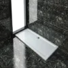 ELEGANT Rectangular 1700 X 700 X 40 Mm Shower Tray For Shower Enclosure Cubicle + Waste Trap