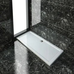 ELEGANT Rectangular 1700 X 700 X 40 Mm Shower Tray For Shower Enclosure Cubicle + Waste Trap