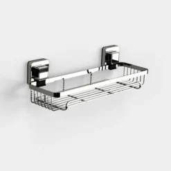 Pushloc Wall Mounted Suction Rectangular Basket