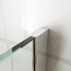 ELEGANT Walk In Shower Enclosure 8mm Easy Clean Glass Wetroom Shower Screen Panel 700mm -Bathroom Supplies Store 14285471 3