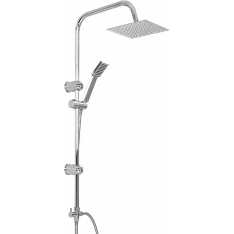 Dual Head Shower Set With Hand Shower Stainless Steel VidaXL 3 Dual Head Shower Set With Hand Shower Stainless Steel VidaXL - Image 3