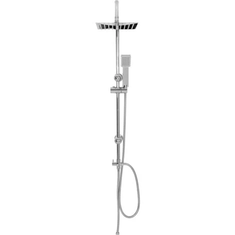 Dual Head Shower Set With Hand Shower Stainless Steel VidaXL 5 Dual Head Shower Set With Hand Shower Stainless Steel VidaXL - Image 5