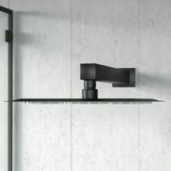 Matt Black Rainfall Shower Head With Hand Held And Thermostatic Valve Temel -Bathroom Supplies Store 15588749 3