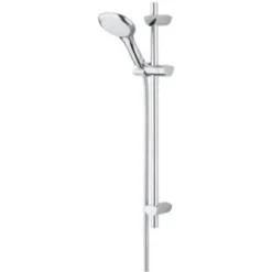 Bristan Evo Adjustable Shower Rail Kit Single Function Handset With 2000mm Hose - Chrome
