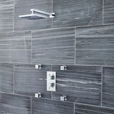 Hudson Reed Square Body Jet 50mm Wide Single - Chrome 3 Hudson Reed Square Body Jet 50mm Wide Single - Chrome - Image 3