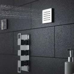 Hudson Reed Square Tile Body Jet 92mm H X 92mm W Single - Chrome -Bathroom Supplies Store 15722800 3