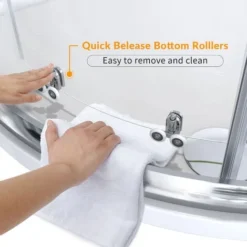 ELEGANT Quadrant Shower Enclosure 6mm Tempered Sliding Glass Cubicle Door 800 X 800 Mm -Bathroom Supplies Store 15729319 4