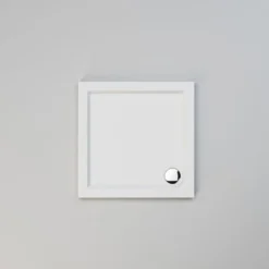 ELEGANT Stone Tray For Shower Enclosure Cubicle + Waste Trap Square 760 X 760 X 40 Mm -Bathroom Supplies Store 15729424 3