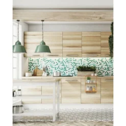 Relaxdays Bamboo Shower Caddy Shelf Organiser With 2 Shelves Shower Rack With Moisture-Resistant Wood For Kitchen And Bathroom Bathroom Shelf Or Spice Rack With 4 Hand Towel Hook, Natural -Bathroom Supplies Store 16076154 3