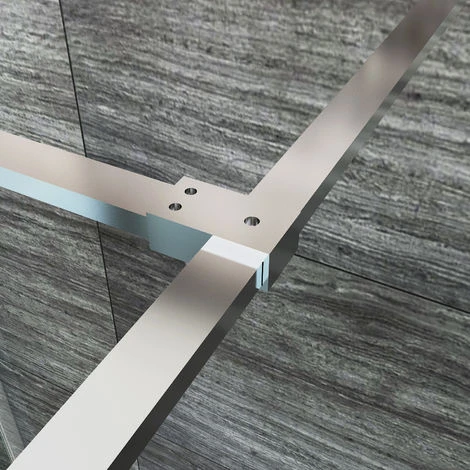 ELEGANT 1400 X 800 Mm Walk In Wetroom Shower Enclosure Panel With 300mm Flipper Panel 8mm Easy Clean Glass Shower Screen + Shower Tray 5 ELEGANT 1400 X 800 Mm Walk In Wetroom Shower Enclosure Panel With 300mm Flipper Panel 8mm Easy Clean Glass Shower Screen + Shower Tray - Image 5