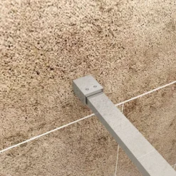 ELEGANT 900mm Walk In Wetroom Shower Enclosure 8mm Easy Clean Glass Shower Screen Panel With 1200x900mm Stone Tray And Waste 9 ELEGANT 900mm Walk In Wetroom Shower Enclosure 8mm Easy Clean Glass Shower Screen Panel With 1200x900mm Stone Tray And Waste -Bathroom Supplies Store 16494027 5