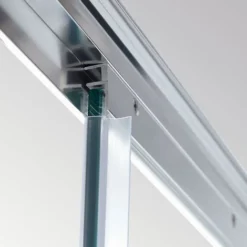 ELEGANT 1200 X 700 Mm Sliding Shower Enclosure 6mm Glass Reversible Cubicle Door With Tray And Waste + Side Panel -Bathroom Supplies Store 16496126 5