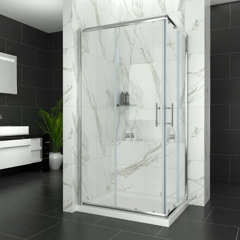 ELEGANT 800 X 700 Mm Sliding Corner Entry Shower Enclosure Door Cubicle 1 ELEGANT 800 X 700 Mm Sliding Corner Entry Shower Enclosure Door Cubicle