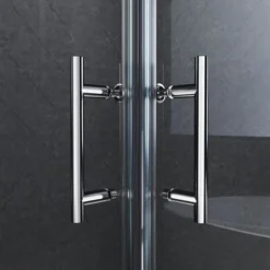 Elegant 760 X 760 Mm Sliding Doors Corner Entry Shower Enclosure Shower Glass Screen Cubicles -Bathroom Supplies Store 16496816 5
