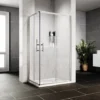 ELEGANT 1000 X 700 Mm Sliding Corner Entry Shower Enclosure Door Cubicle