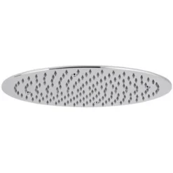 Milano Orta - Modern Three Outlet Push Button Thermostatic Shower Mixer Valve With 400mm Ceiling Mounted Round Rainfall Shower Head&44 Hand Shower Handset Kit And Body Jets - Chrome -Bathroom Supplies Store 16594555 3