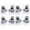 4 Shower Door Wheels Twin Top And Bottom Roller Runners