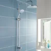 Winstead Multi Function Riser Slide Shower Rail Kit Round