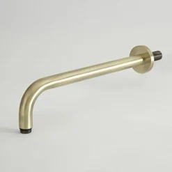 Milano Elizabeth - Traditional Wall Mounted Shower Arm For Fixed Shower Head - Brushed Gold