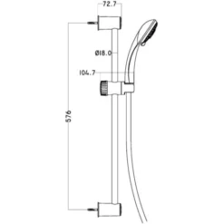 Shower Set NAPOLI Chrome SCHÜTTE 7 Shower Set NAPOLI Chrome SCHÜTTE -Bathroom Supplies Store 17035341 3