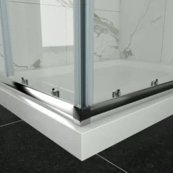 ELEGANT Sliding Corner Entry 1200 X 700 Mm Shower Enclosure 6mm Extra Toughened Safety Glass Sliding Cubicle Door -Bathroom Supplies Store 17071979 5