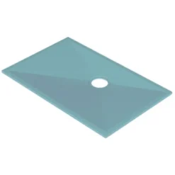 AKW Tuff Form Rectangular Wet Room Former With GW50 Vinyl Waste And Adaptor 1400mm X 900mm