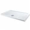 MX Elements Rectangular Shower Tray With Waste 1300mm X 700mm Flat Top