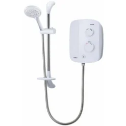 Triton Silent Thermostatic Electric Power Shower Bathroom White Chrome TAS2000SR 7 Triton Silent Thermostatic Electric Power Shower Bathroom White Chrome TAS2000SR -Bathroom Supplies Store 18204018 3