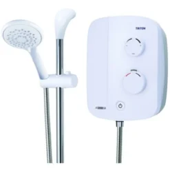 Triton Silent Thermostatic Electric Power Shower Bathroom White Chrome TAS2000SR 8 Triton Silent Thermostatic Electric Power Shower Bathroom White Chrome TAS2000SR -Bathroom Supplies Store 18204018 4