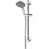 Triton Shower Kit Chrome Adjustable Slider Riser Rail Tray Anti Twist Hose