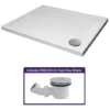 Slimline 1000 X 900 Rectangle Shower Tray For Shower Enclosure Fast Flow Waste