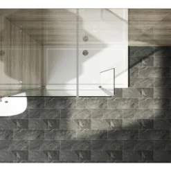 Elegant 1000mm Walk In Shower Screen Tougheded Safety Wet Room With 300mm Flipper Panel -Bathroom Supplies Store 18459111 3