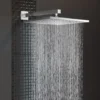200 Mm Fixed Square Shower Head With Wall Mounted Arm