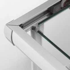 ELEGANT Shower Enclosure 1000 X 700 Mm Sliding Corner Entry Shower Enclosure Door Cubicle With Tray -Bathroom Supplies Store 19231613 4